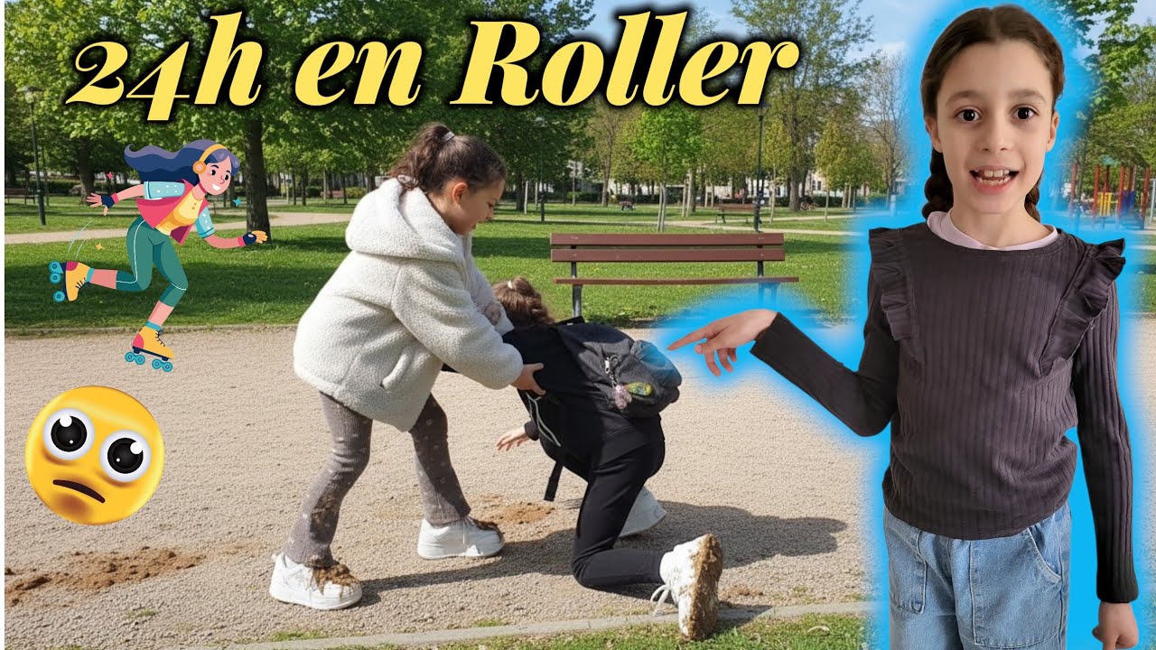 24h en roller elles sont tombees dans du caca 😭💩