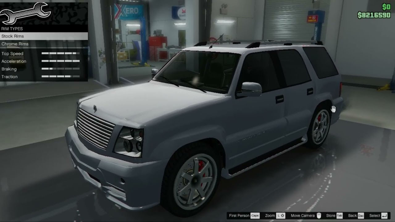 GTA 5 Albany Cavalcade Customization (Cadillac Escalade)