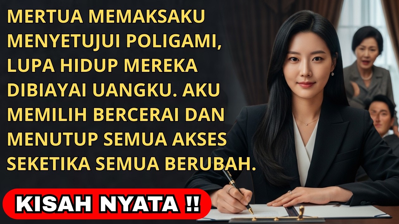 MERTUA PAKSA AKU TTD SURAT POLIGAMI!. TAPI HIDUP SUAMI DARI UANGKU. SILAHKAN HIDUP GEMBEL!
