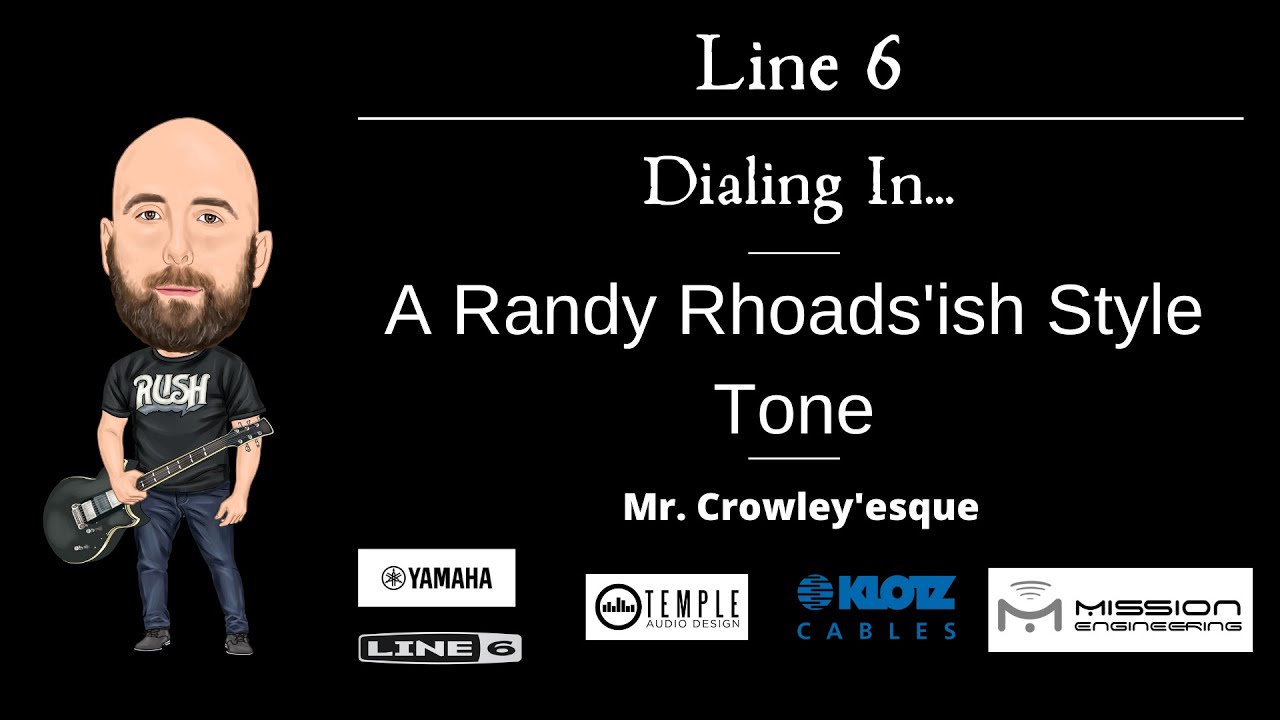 Line 6 Helix - Dialing In... A Randy Rhoads'ish Style Tone (Mr. Crowley'esque)