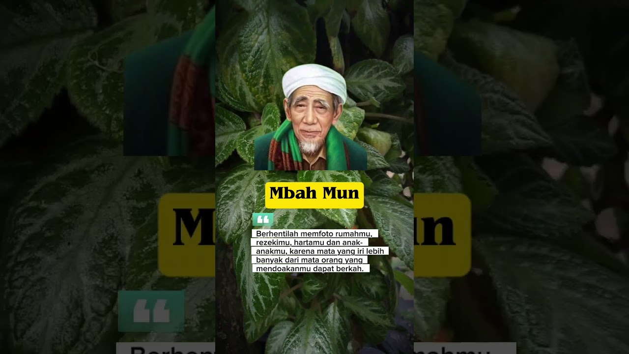 dawuhipun mbah mun 