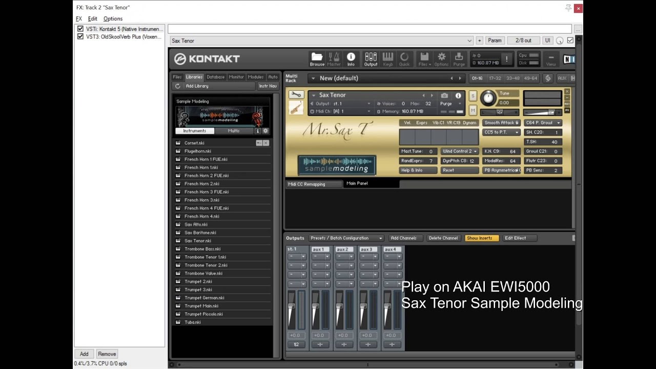 AKAI EWI5000 built-in sounds and other sounds