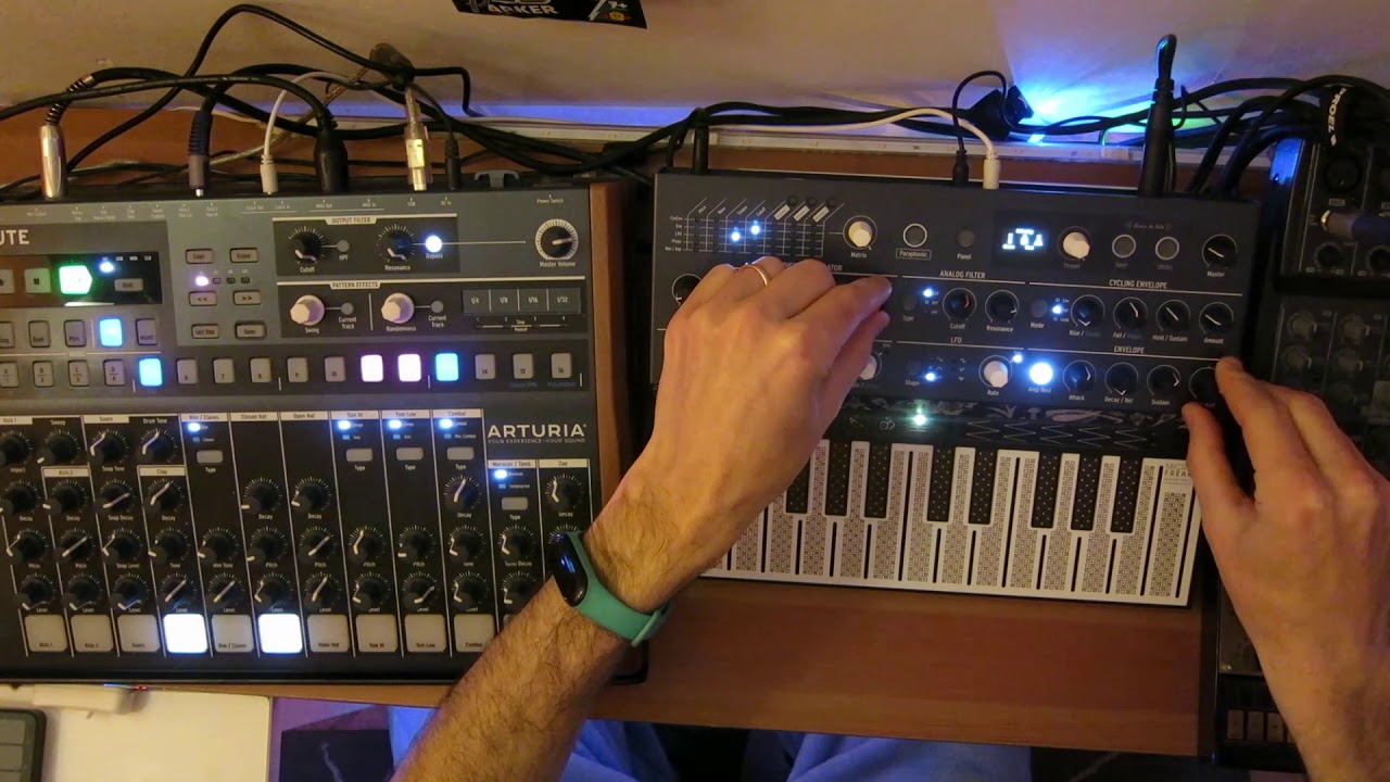 Arturia DrumBrute & MicroFreak | TECHNO Jam #02