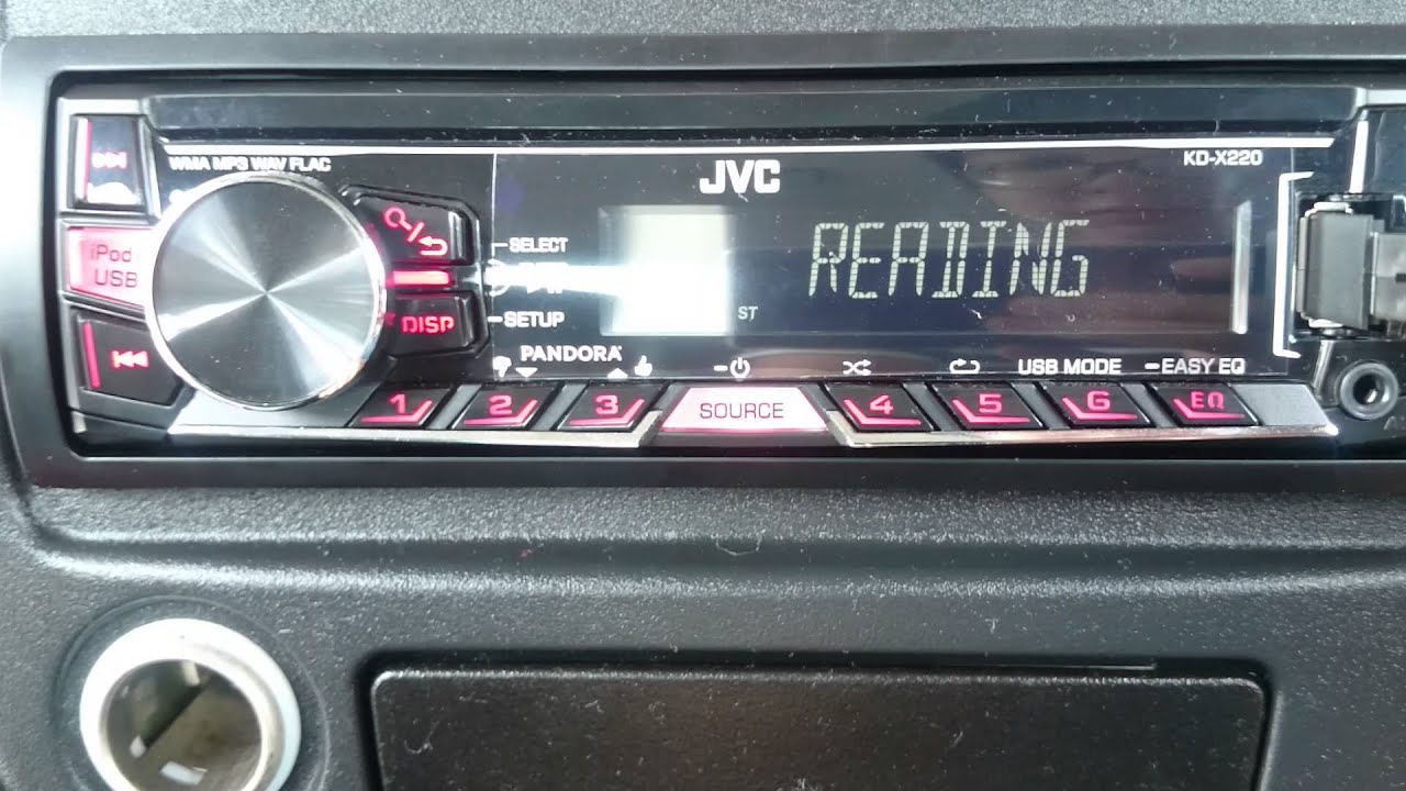 JVC KD-X220 Firmware Update