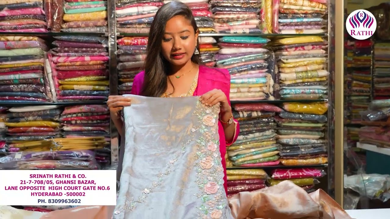 Signature Handwork Sarees – Crafted in Pure Luxury | Srinath Rathi & Co.