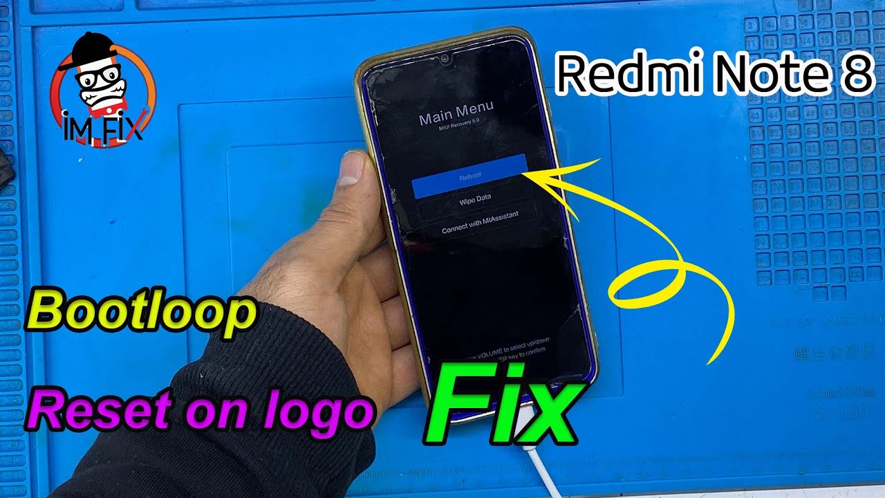 Xiaomi red mi note 8  boot loop fix/reset on logo Fix/Hang on logo fix