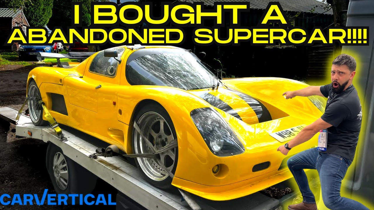 I bought an abandoned supercar!!! you'll never believe this!!