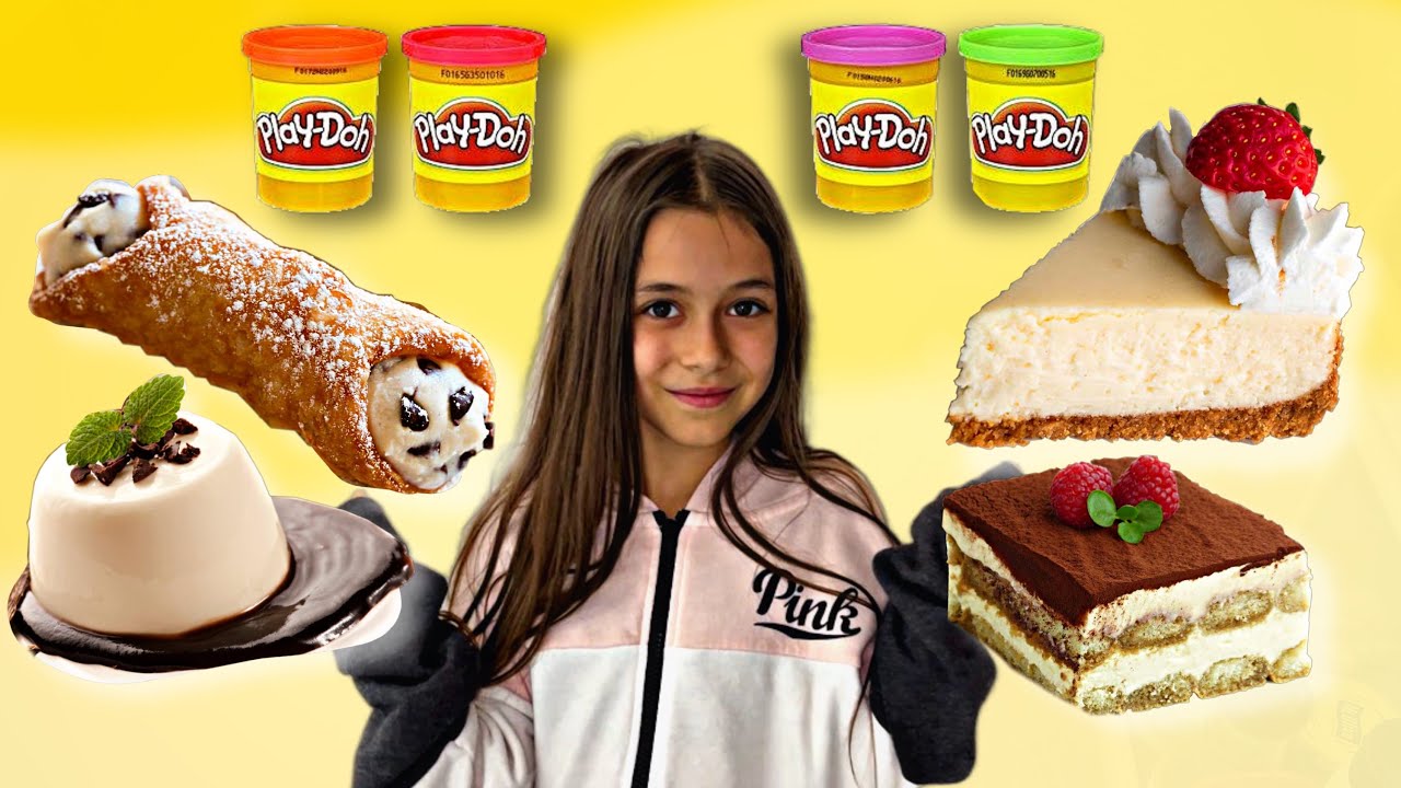 Making Italian Desserts With Play-Doh !!