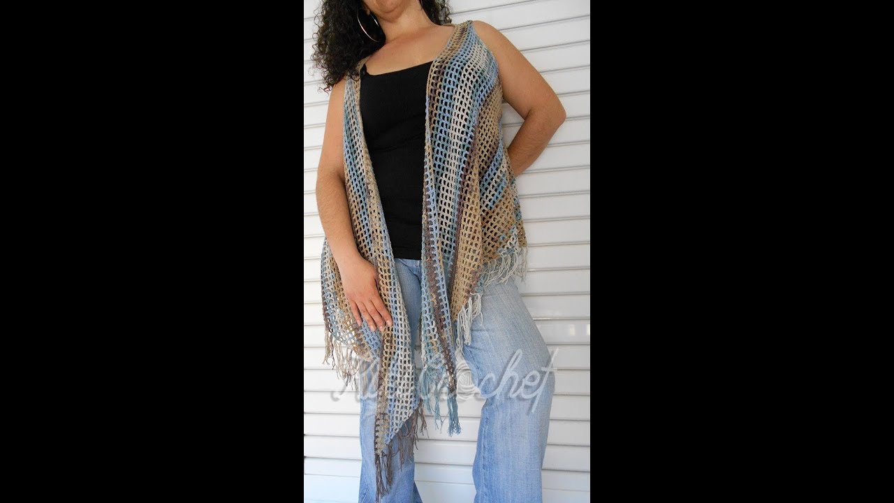 Crochet Boho Triangular Vest (pt. 2/2)