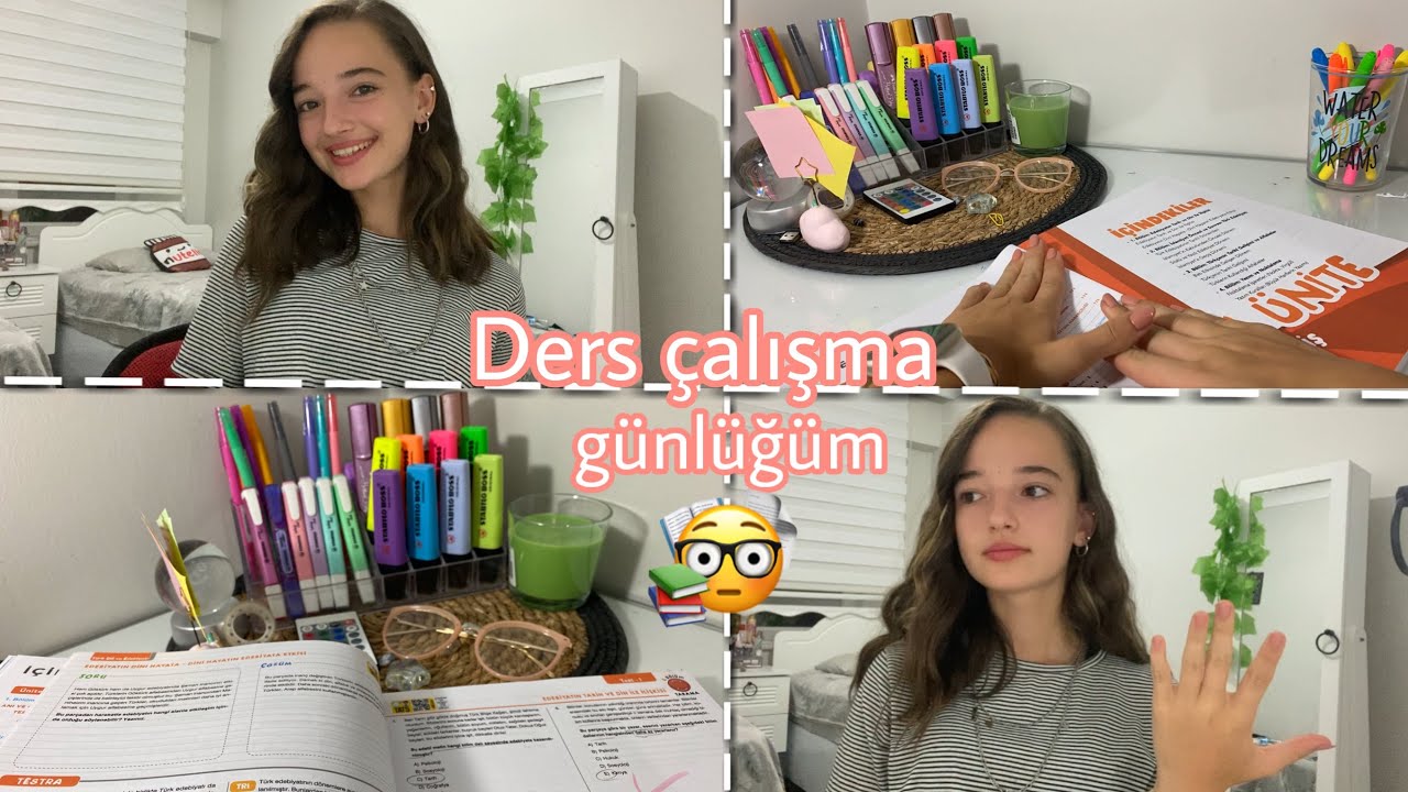 DERS ÇALIŞMA GÜNLÜĞÜM📚okullar açıldı neler yapıyorum🤌🏻