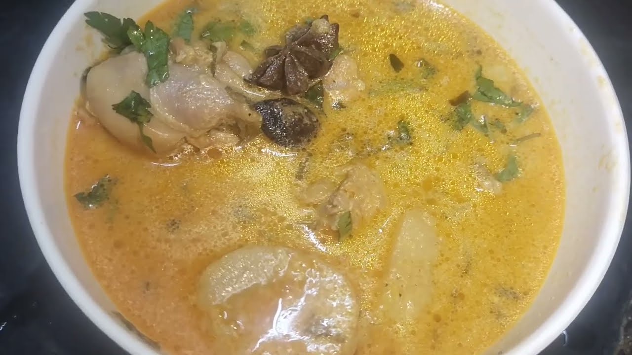 Chicken Korma with Naan Roti | Step by Step Full Recipe Video | Restaurant Style