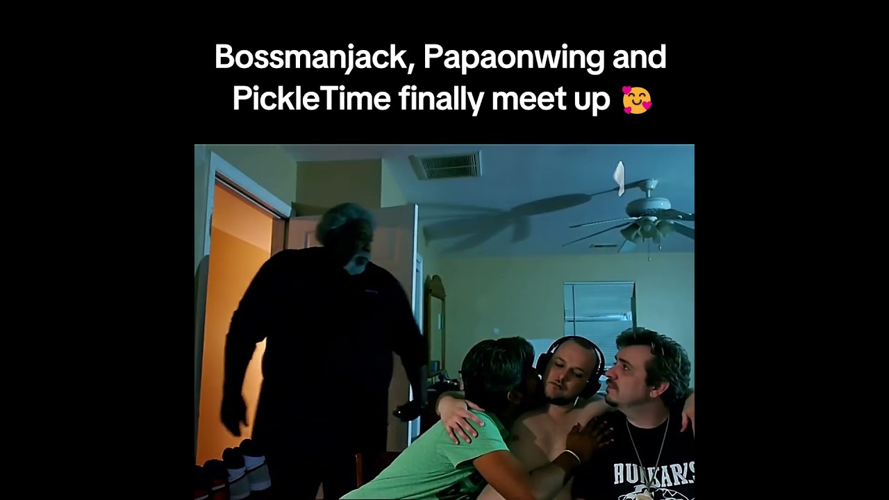 Bossmanjack, Papaonwing and PickleTime are now the best of friends!