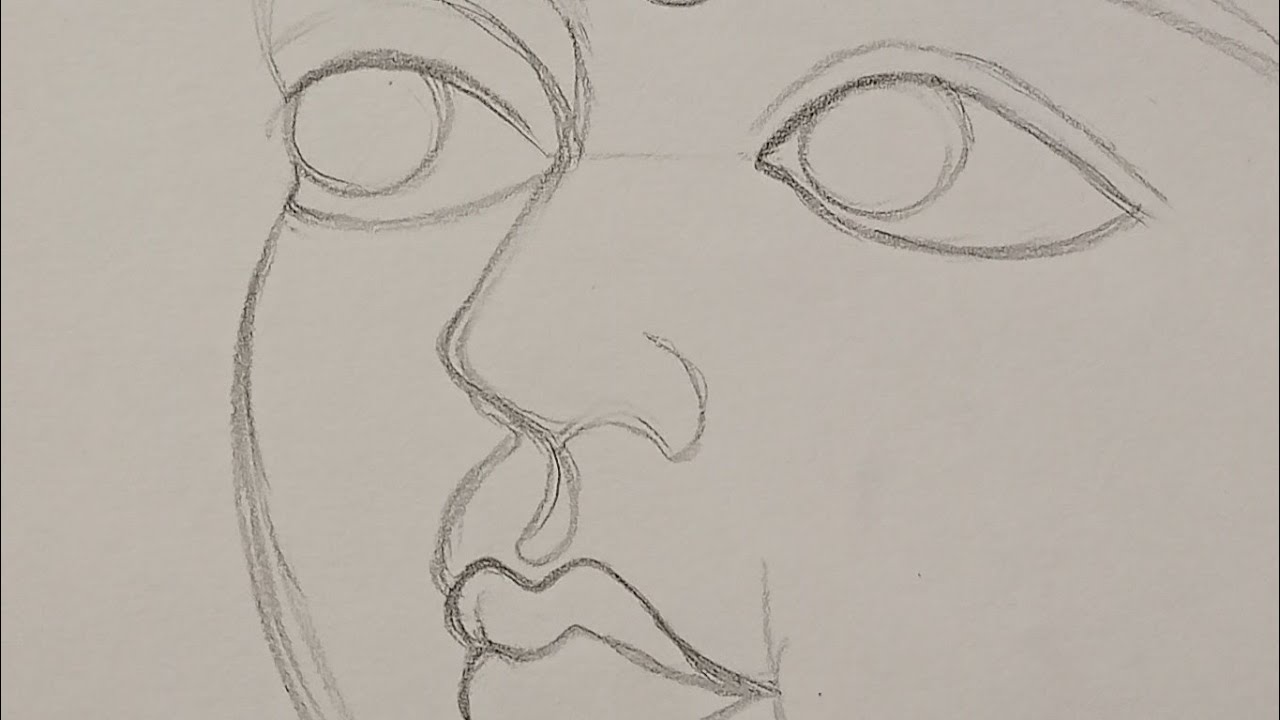 Krishna drawing tutorial