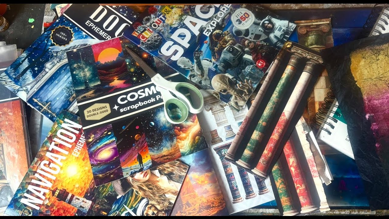 Collage Notebooks and Flips