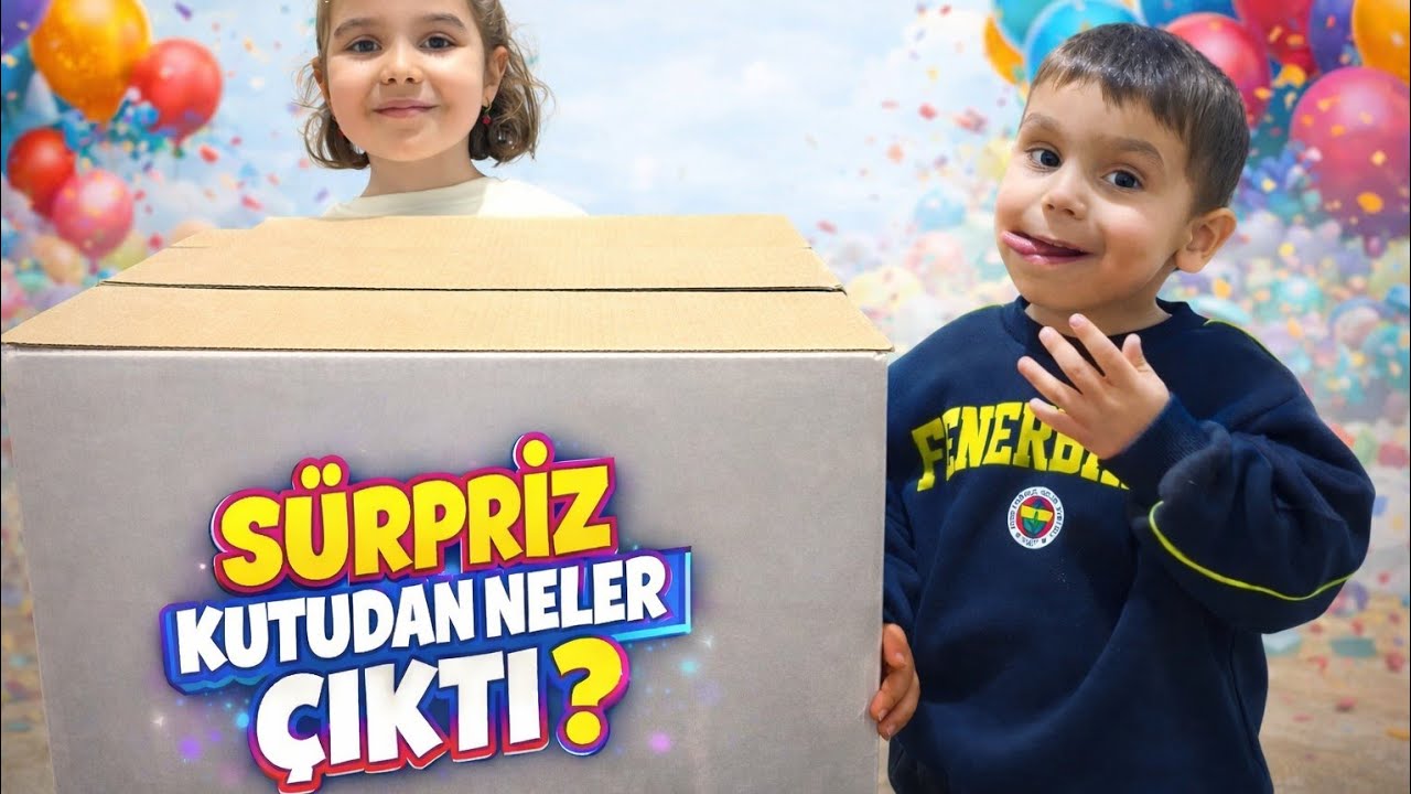 SÜRPRİZ KUTUDAN NELER ÇIKTI? 🎁😲 @GamzeKarta @trtcocuk @oynayalımhadi @elifsinemtv 