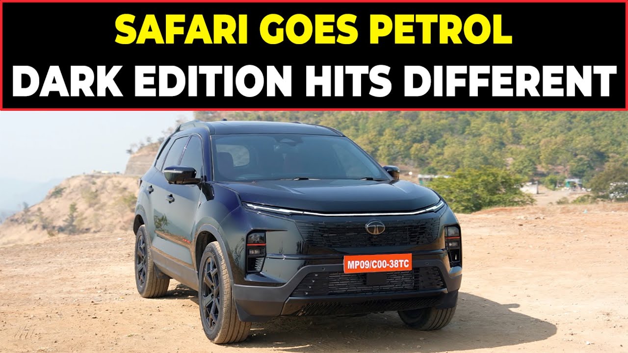 Tata Safari Dark Edition Petrol Review: Turbo Power, Premium Cabin & Real-World Drive