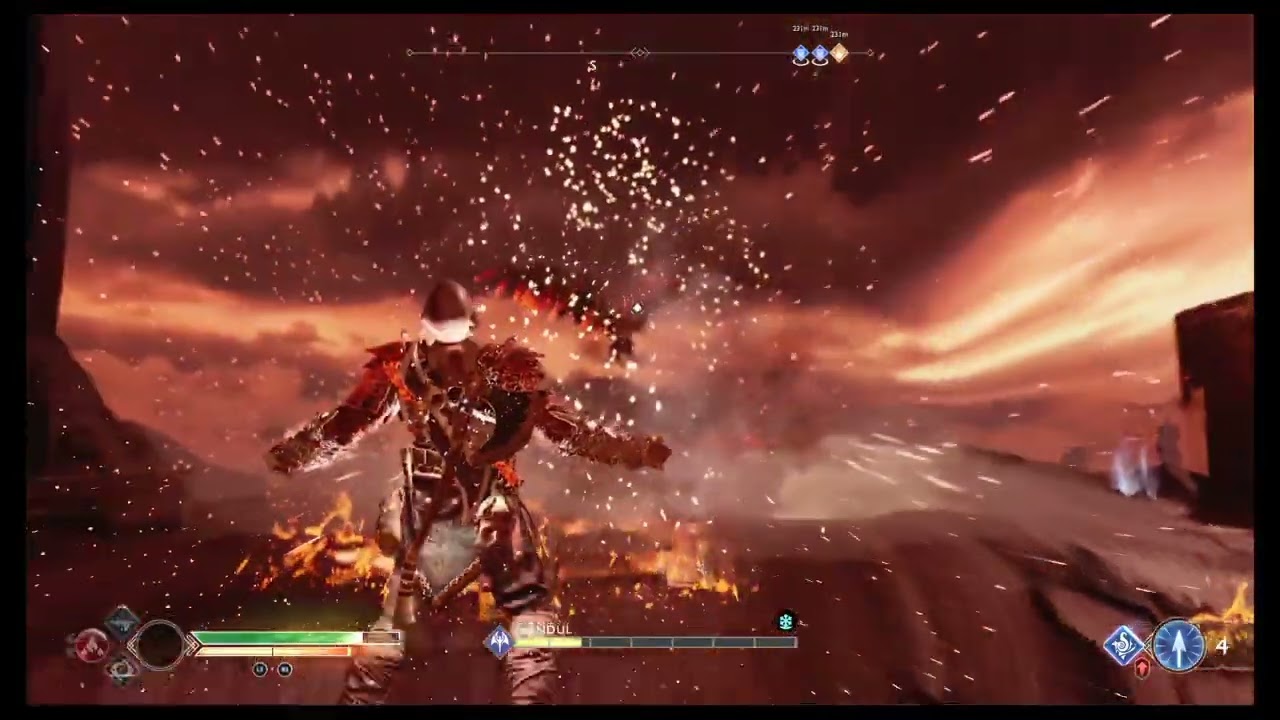 God Of War PS4 - Gondull valkyrie optional bossfight GMGOW+