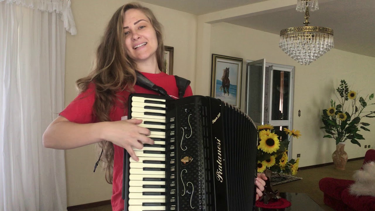 o melhor da musica sertaneja na sanfona com a melhor sanfoneira do Brasil - Bia Socek