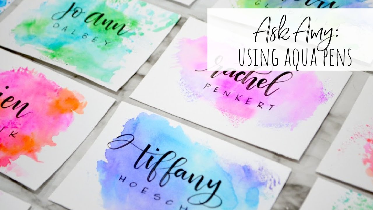 Ask Amy: Aqua Pens