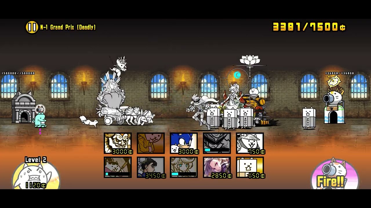 The King & The Angel, N-1 Grand Prix (Deadly), uber carried. Battle cats v15.1
