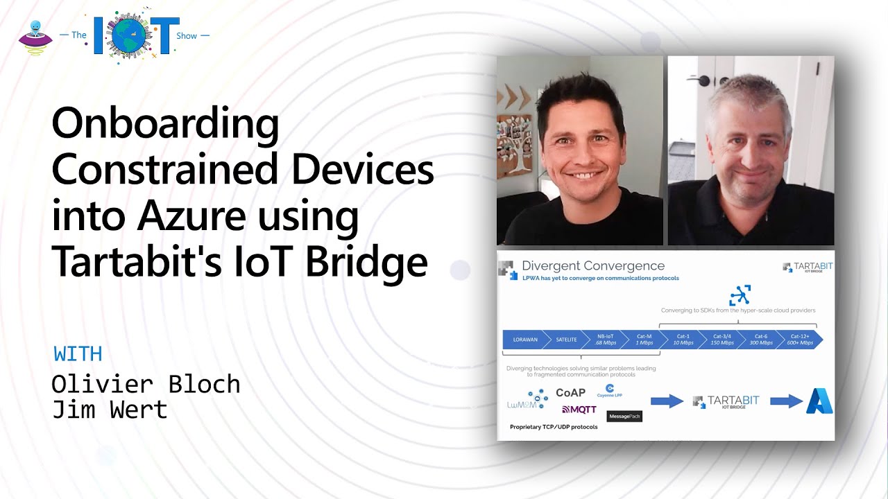 Onboarding Constrained Devices into Azure using Tartabit's IoT Bridge