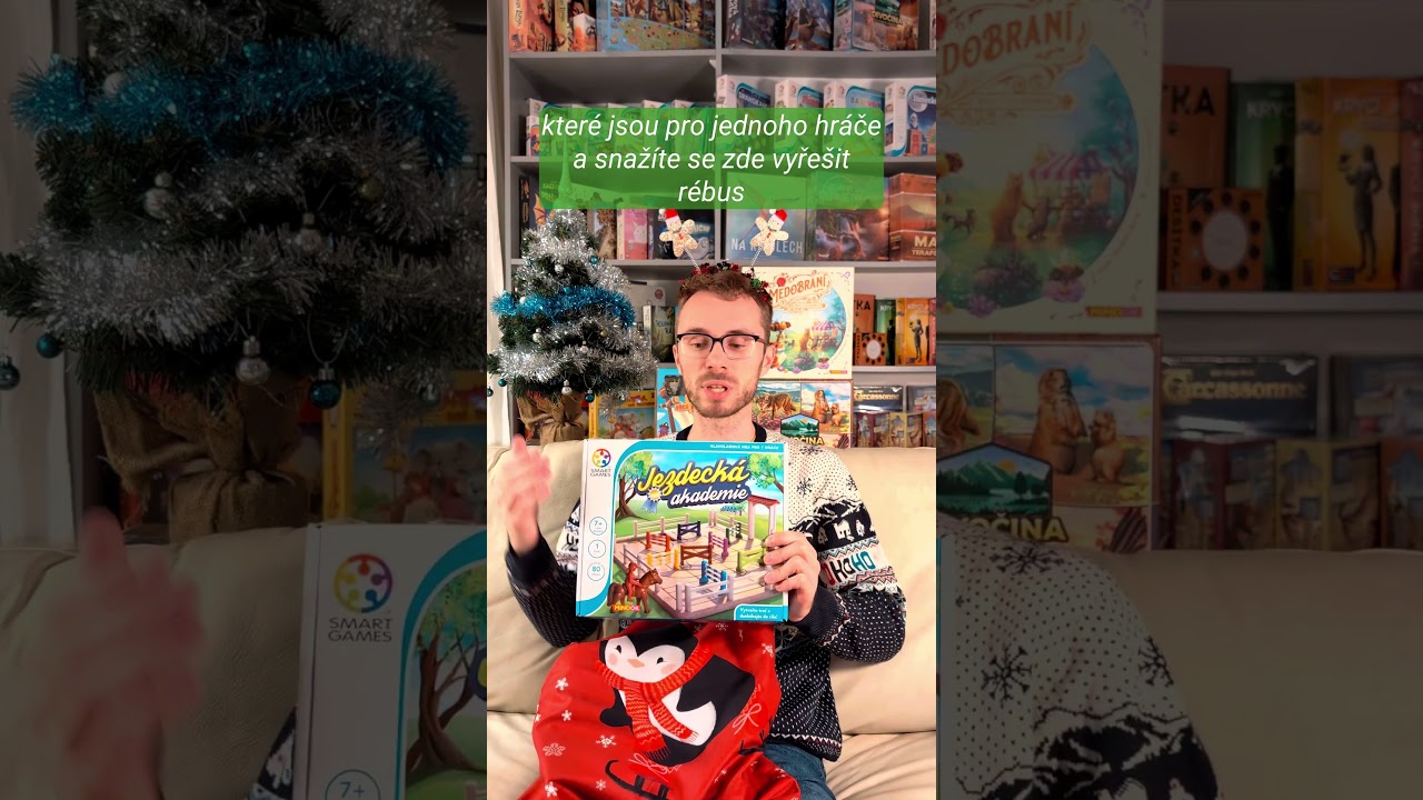 Tip na V&aacute;noce: Skvěl&yacute; r&eacute;bus a hra pro jednoho Jezdeck&aacute; akademie! #mindok #deskovky #deskovehry