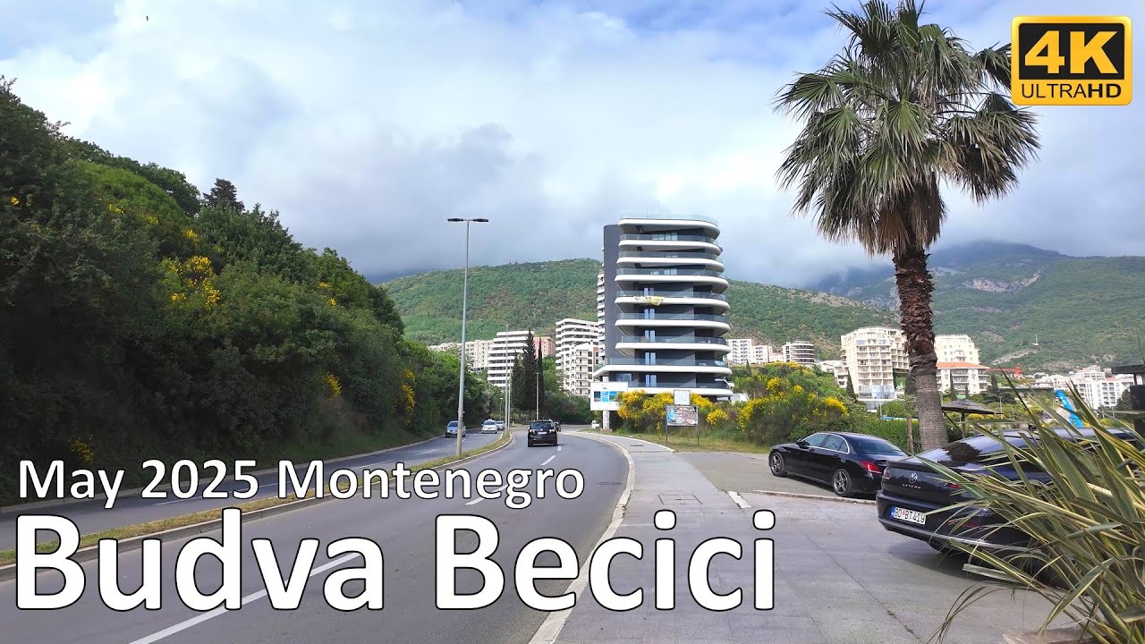 Budva🌞Becici🌴Montenegro🇲🇪2025🚶🏻‍♂️Walking tour📷4K60