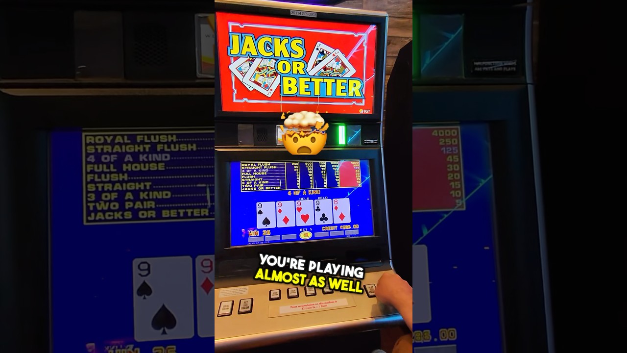 Slots vs. Video Poker: Why Jacks or Better Always Wins #casino #slots #videopoker #gambling #vegas