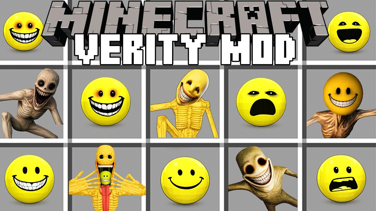 Minecraft VERITY MOD / VERITY HORROR JAVA MOD! (Minecraft Mods)