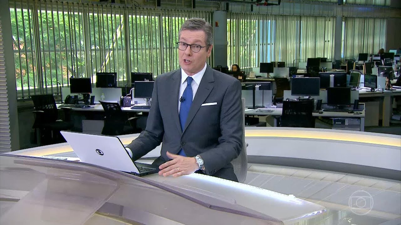 HD | Estreia de Márcio Gomes no Jornal Hoje - 23/02/2019