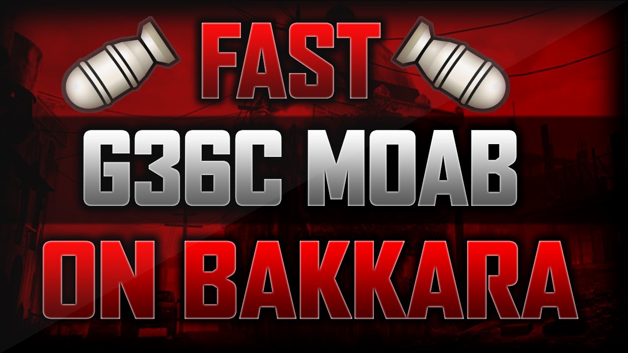 MW3: Fast G36C MOAB On Bakaara + Tips For Using The G36!