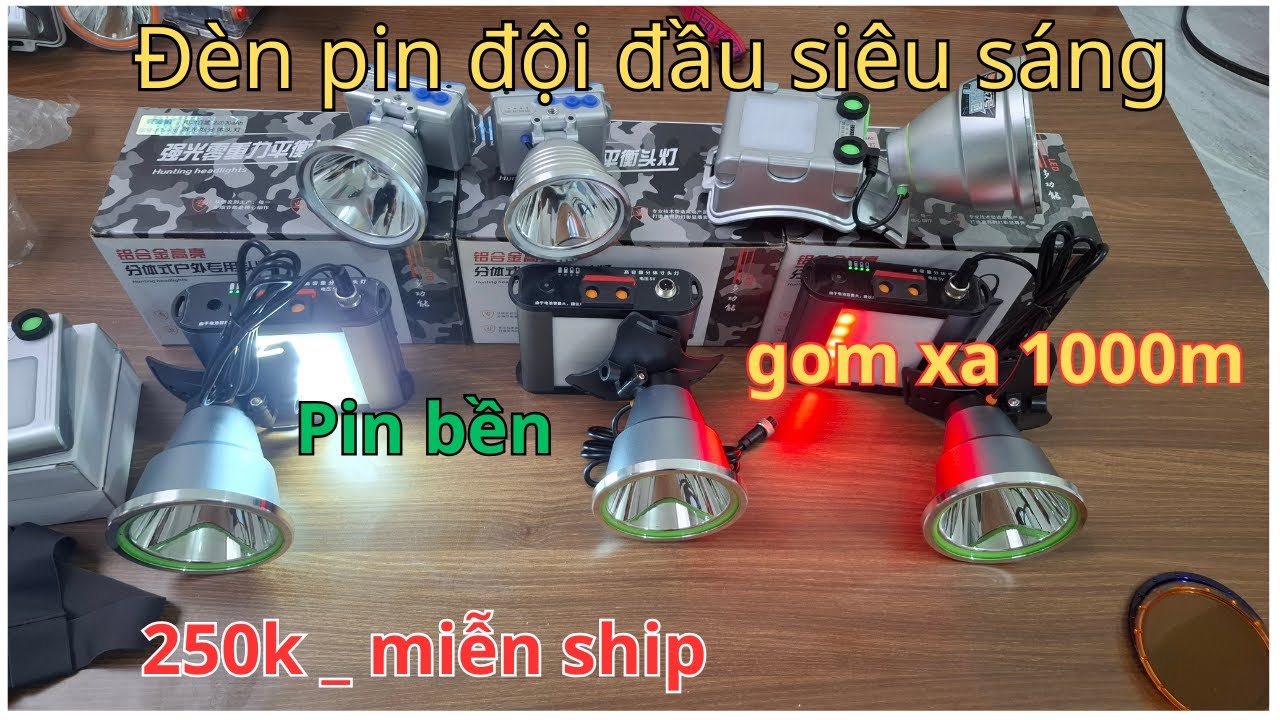 báo giá những mẫu đèn pin đội đầu siêu sáng ft900 , xj9516 ,j78  tốt nhất a.e lựa ạ | đèn pin giá rẻ