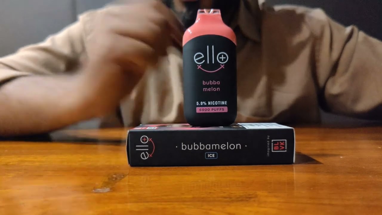 BLVK ello6000 #blvk #ello #disposible #vape #pod #nicsalt #smoke #bubblegum #watermelon