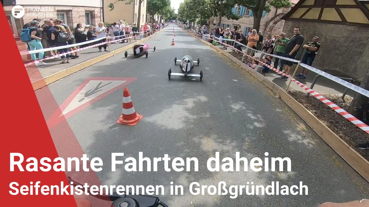 Seifenkistenrennen in Großgründlach: Rasante Fahrten und begeisterte Zuschauer