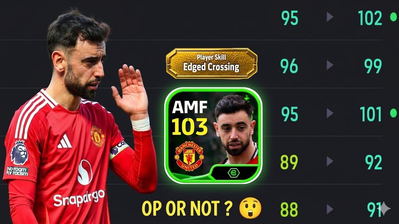 The Perfect AMF? 102 Bruno Fernandes eFootball Mobile Review