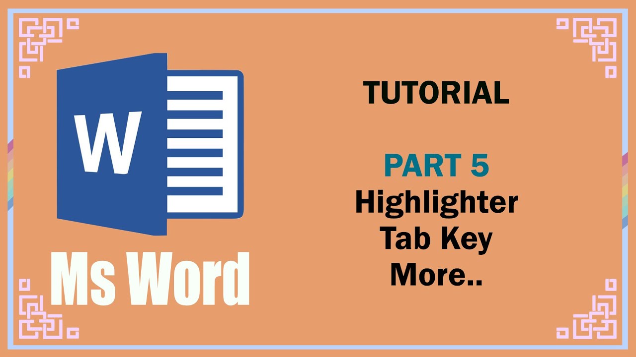 བོད་སྐད་ཐོག་སློབ་འཁྲིད། ལེ་ཚན་ལྔ་པ། | Microsoft Word | Full Course | In Tibetan | Part 5