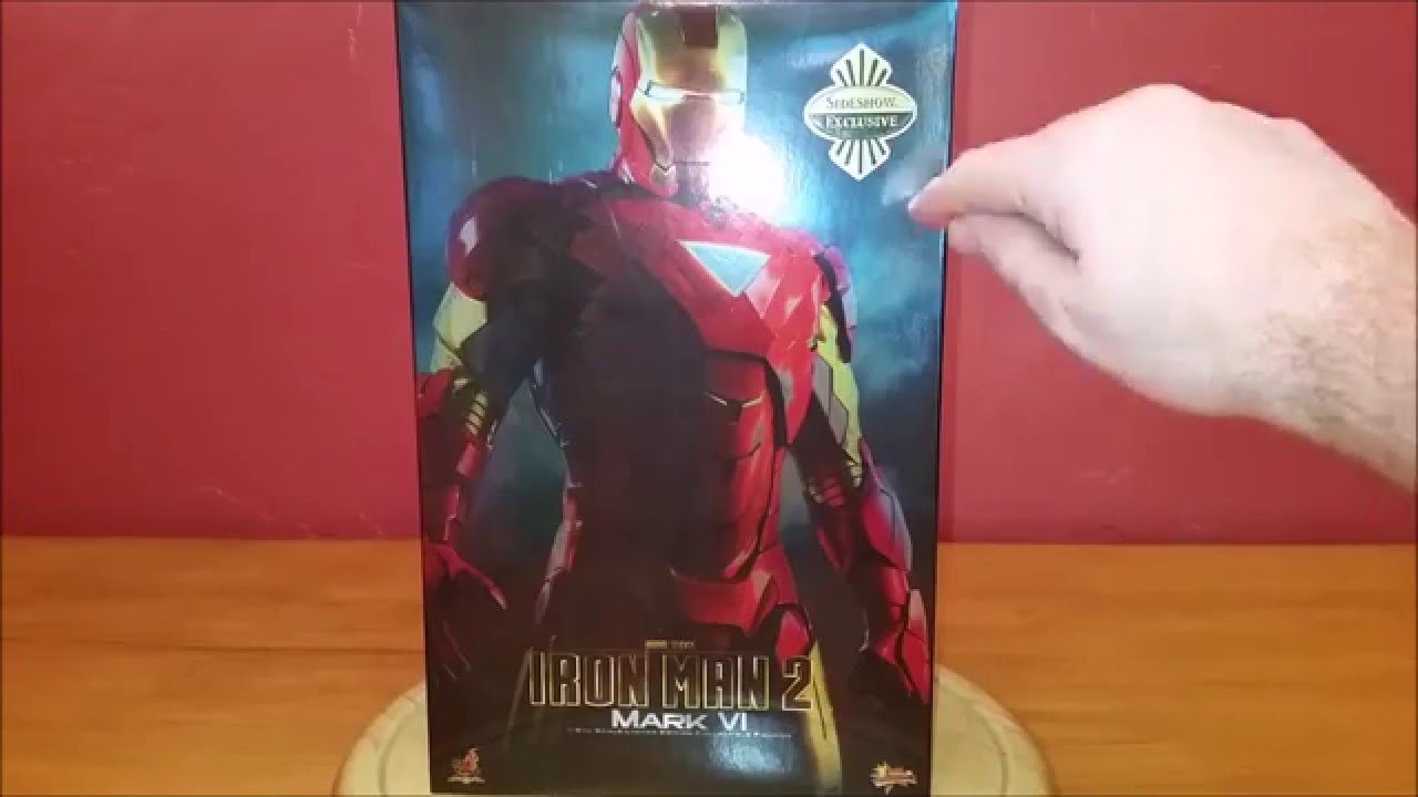 Распаковка коллекционной фигурки Hot Toys Marvel Железный Человек Mk 6 MMS 132 в масштабе 1/6 (ли...
