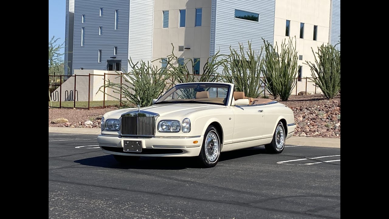 2000 Rolls-Royce Corniche, One Owner, 38k Miles, Dealer Serviced, Gorgeous!