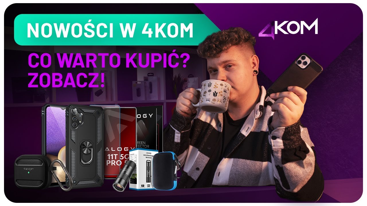 Co nowego w 4kom? Zobacz produkty, kt&oacute;re warto mieć! Najnowsze akcesoria GSM