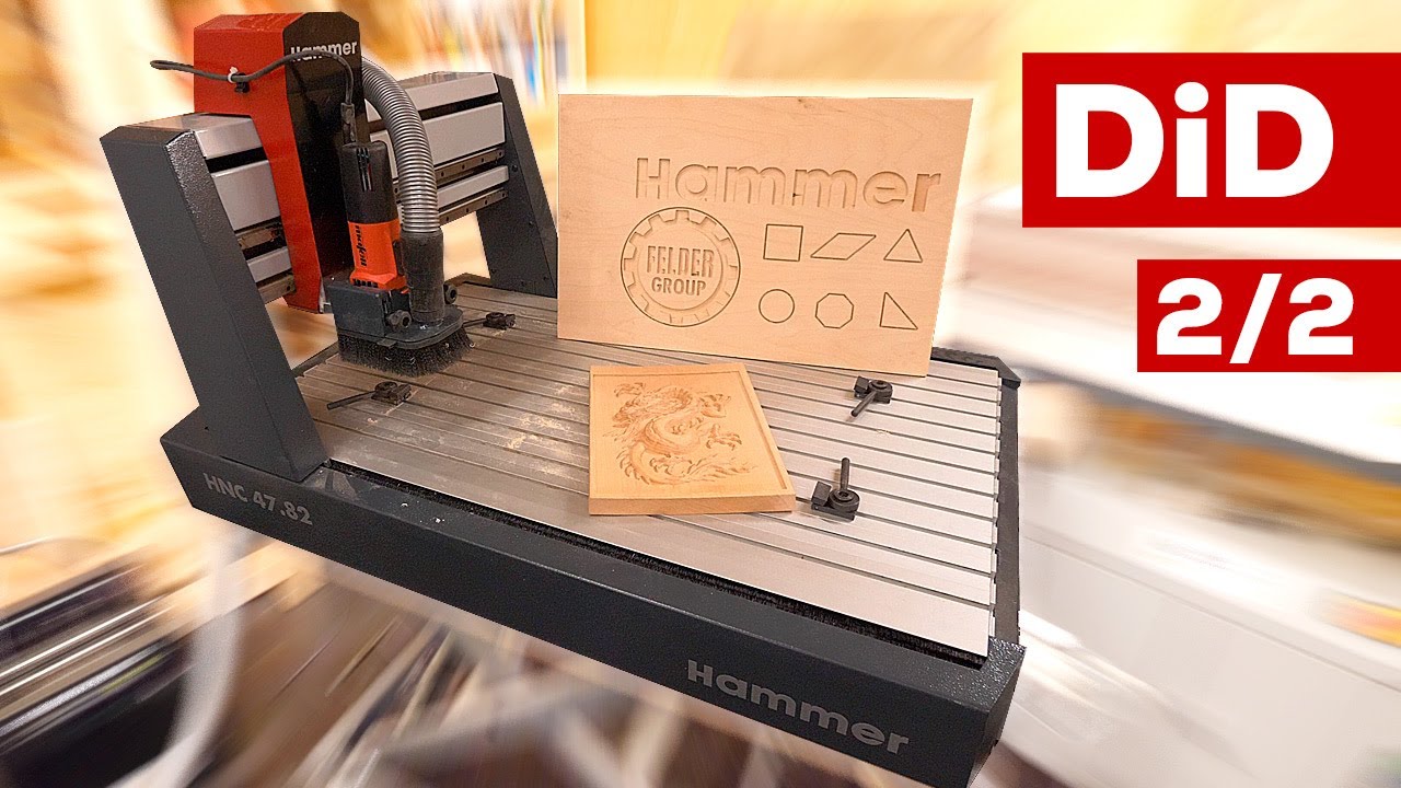 945. Hammer HNC 47.82 - cz.2/2 - ploter frezujący CNC