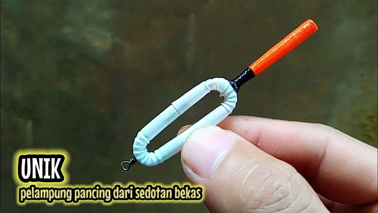 Cara membuat PELAMPUNG PANCING UNIK DARI SEDOTAN BEKAS || fishing float