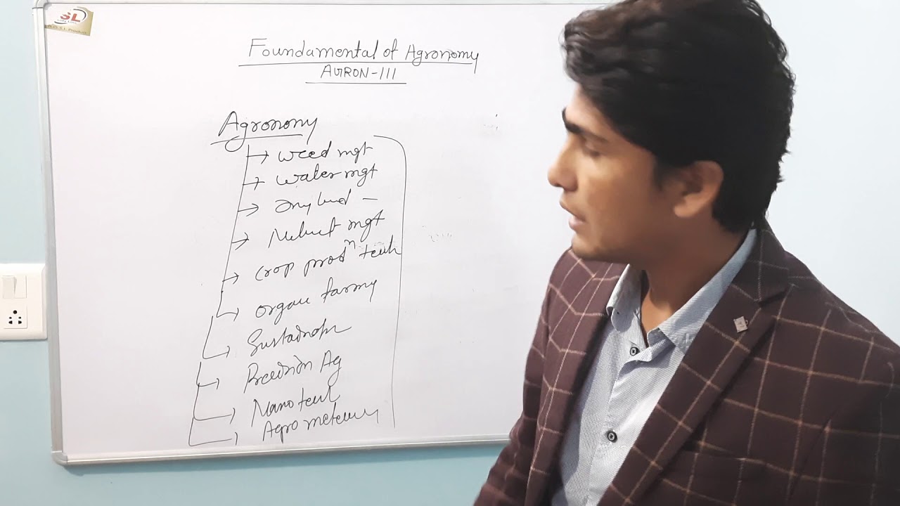 Fundamental of Agronomy (AGRON-111) Lecture No. 2