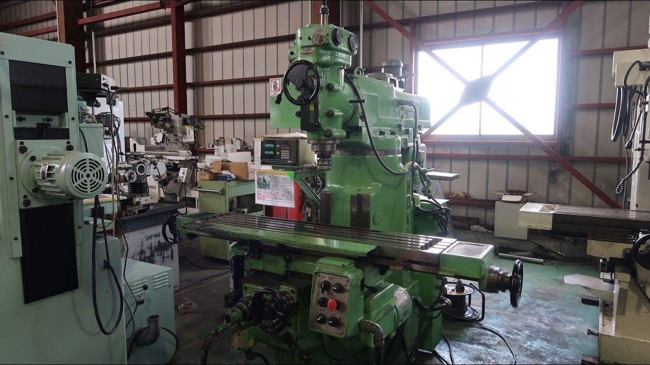 25273 MAKINO 牧野フライス製作所 2KGA ラム型フライス盤 ギヤ頭 動作確認