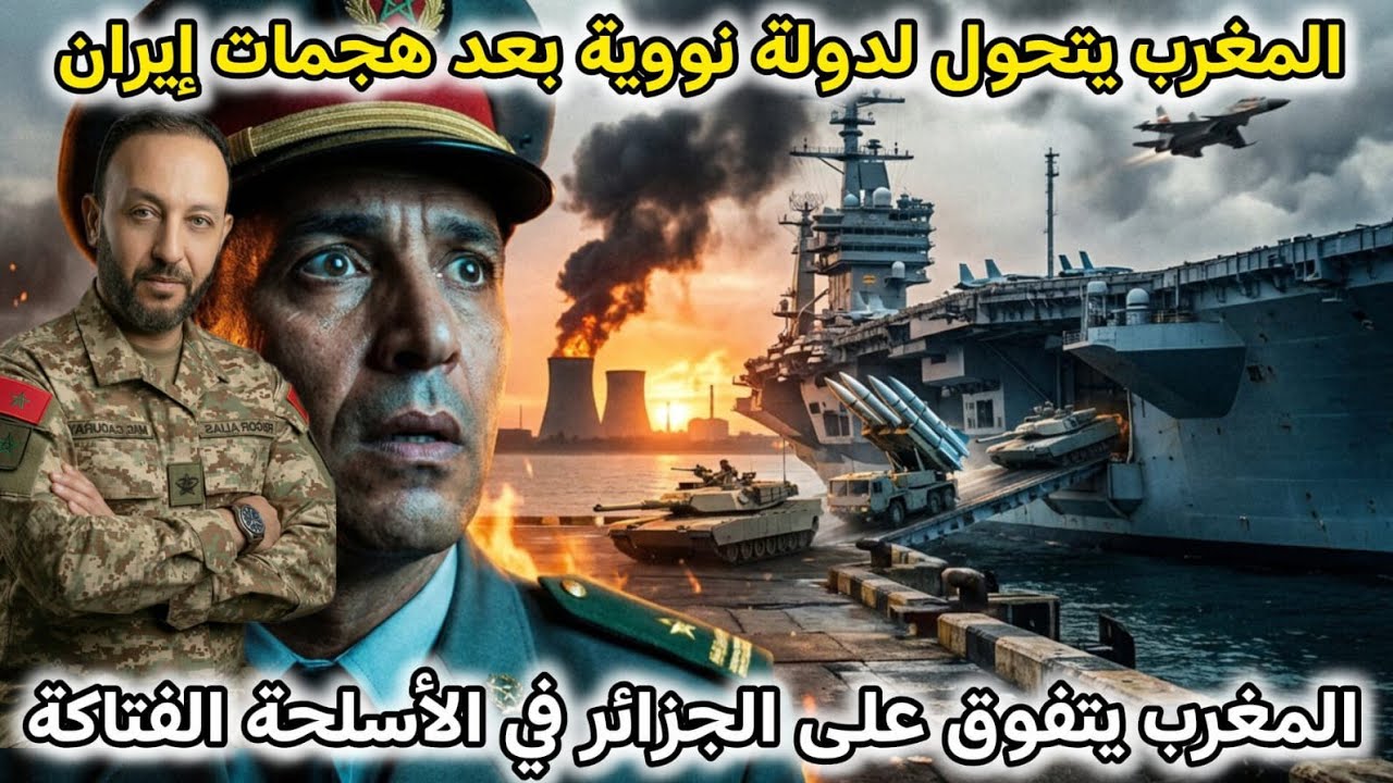 المغرب يتحول لدولة نووية بعد هجمات إيران،و المغرب يتفوق على الجزائر في الأسلحة الفتاكة