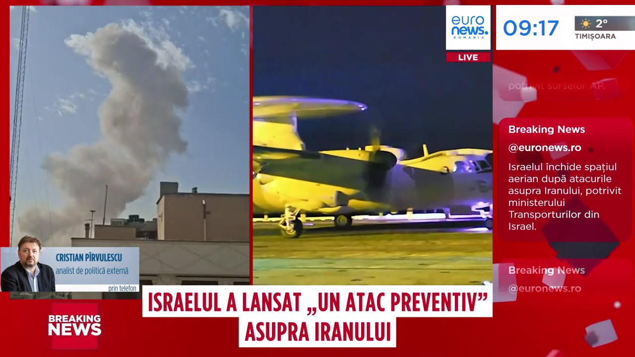 SUA și Israelul au atacat Iranul. Pîrvulescu: Iranienii nu pot să nu riposteze