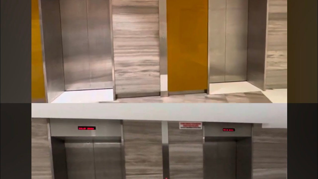 ( PL1-PL2-PL3-PL4 Mall ) 2+2 FUJITEC Elevators @Gurney Paragon Mall, Gurney Drive, Penang, Malaysia.