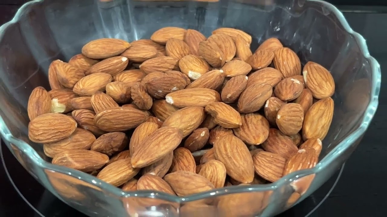 How to toast almonds in the oven.
