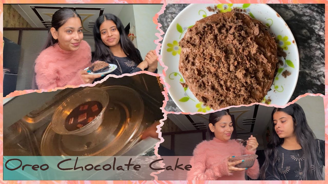 Humne bnaya Oreo chocolate cake😋|Soft and easy recipe|Suhani Vanshika Vlogs