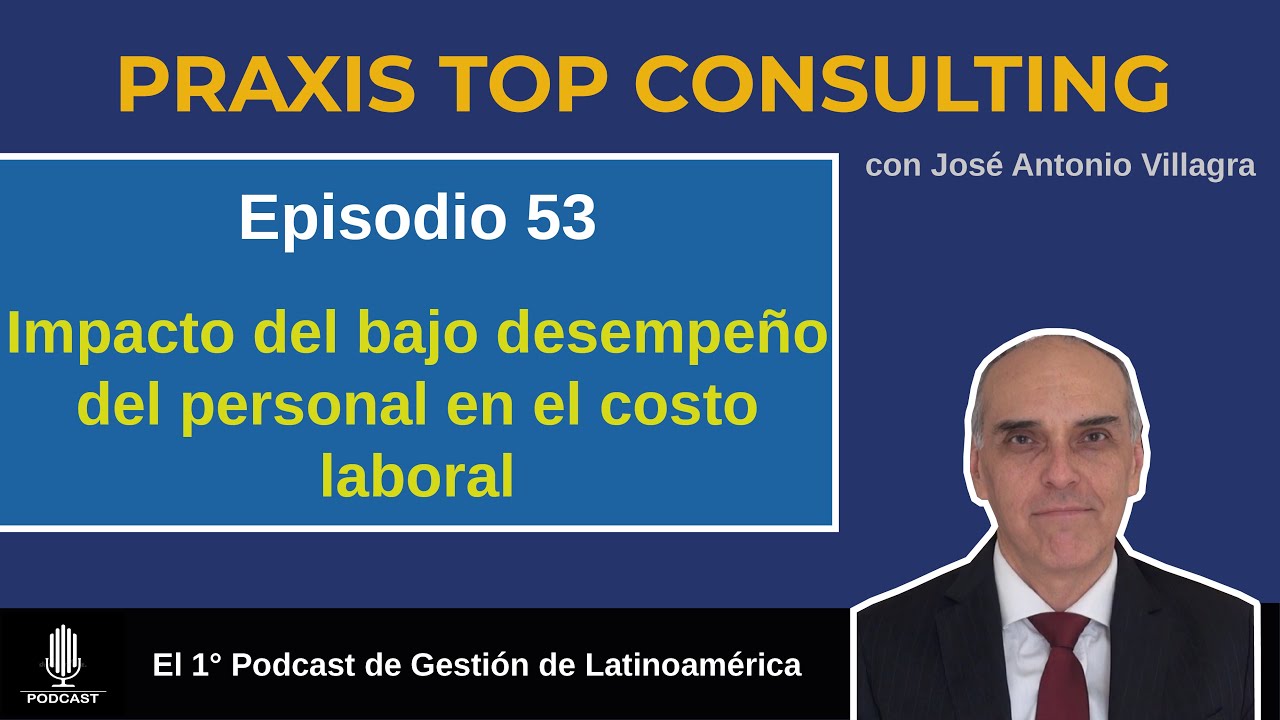 Podcast Praxis Top Consulting Ep. 53: Impacto del bajo desempeño del personal en el costo laboral