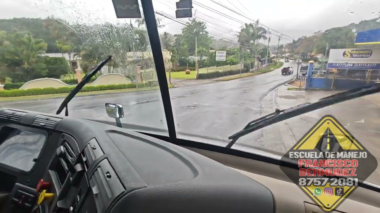 Recorrido de la prueba B4 en Pérez Zeledón con trailer automático